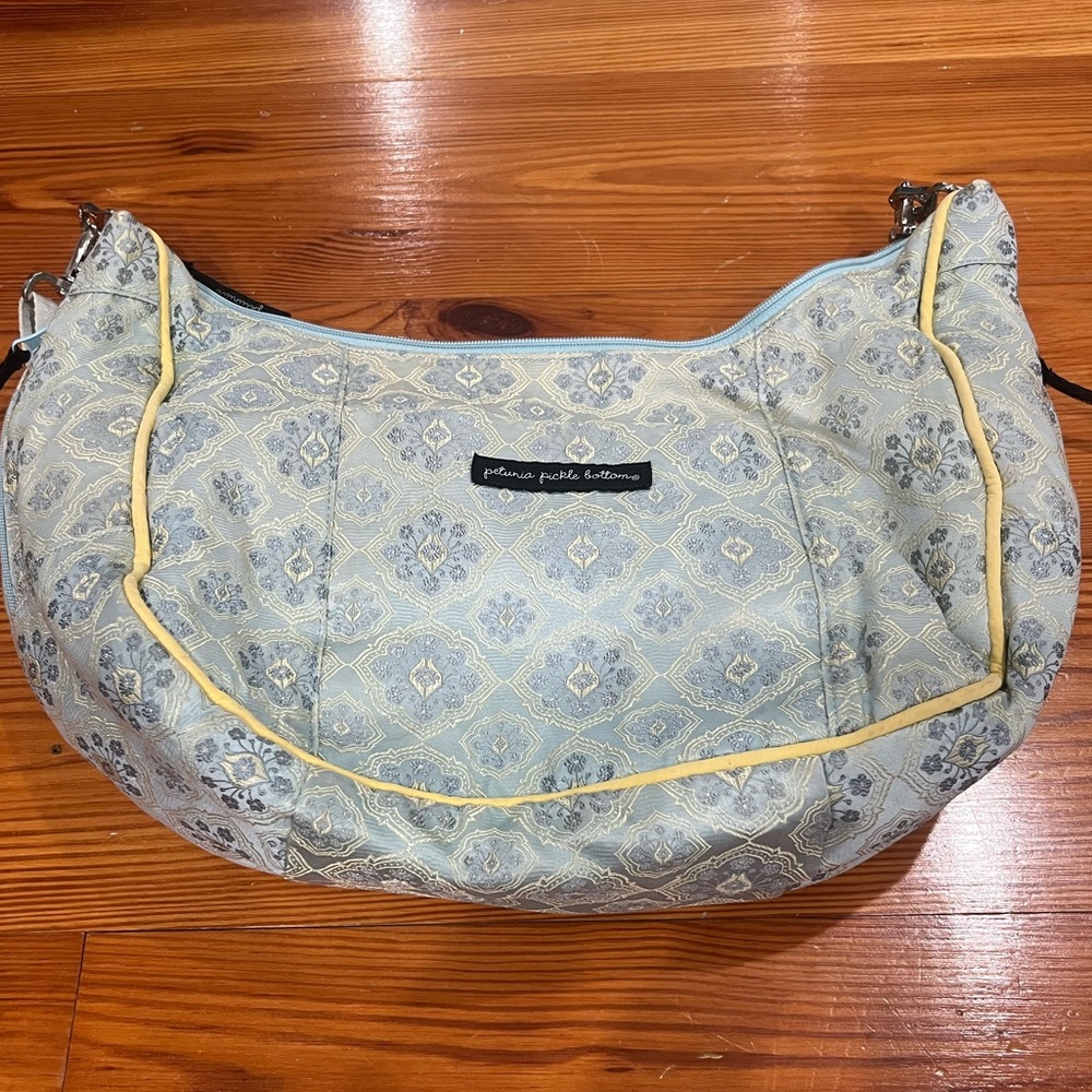 Petunia Pickle Botton diaper bag with changing pad